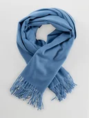 Apaszki i szaliki damskie - Szalik damski niebieski - miniaturka - grafika 1