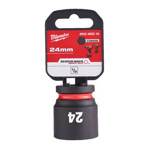 Nasadka udarowa 1/2 krótka 24 mm MILWAUKEE - Bity - miniaturka - grafika 1
