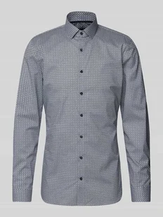 Koszula biznesowa o kroju Super Slim Fit z kołnierzykiem typu kent - Koszule męskie - miniaturka - grafika 1