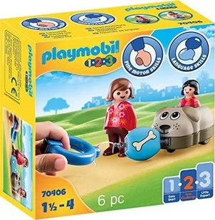 Playmobil Mój piesek na kółkach 70406 - Klocki - miniaturka - grafika 1