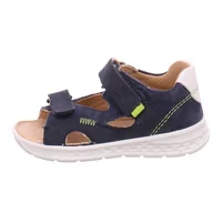 Buty dla chłopców - Superfit Sandały dla chłopców Lagoon z paskiem na kostkę, Niebieski jasnozielony 8020, 21 EU Weit - miniaturka - grafika 1