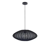 Lampy sufitowe - Żyrandol na lince KINU 1xE27/20W/230V śr. 50 cm czarne - miniaturka - grafika 1