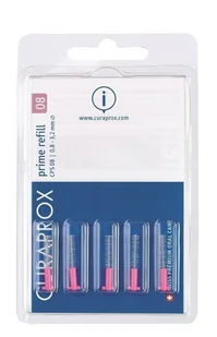 Curaprox Prime Refill CPS zestaw 5 szt zapasowych szczoteczek międzyzębowych CPS 08 Pink 0,8 3,2 mm Interdental Brush - Końcówki do szczoteczek elektrycznych - miniaturka - grafika 2
