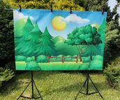 Pomoce naukowe - Las- Baner do szkoły i przedszkola - miniaturka - grafika 1