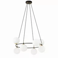 Lampy sufitowe - Azura lampa wisząca 8xE14 czarna/biała 1295/8 - miniaturka - grafika 1