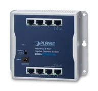 Routery - PLANET Industrial 8-Port Nie zarządzany Niebieski, Szary - miniaturka - grafika 1