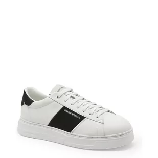 Emporio Armani Trampki | z dodatkiem skóry - Trampki męskie - miniaturka - grafika 1