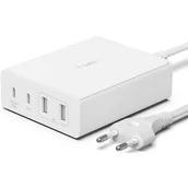 Akcesoria do tabletów i e-booków - Belkin Ładowarka Charger 108W 4-Port GaN 2xUSB-C 2xUSB-A WCH010vfWH WCH010VFWH - miniaturka - grafika 1