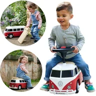 Chodziki - BIG Jeździk Volkswagen Van Samochód Auto dla Dzieci + Dźwięk - miniaturka - grafika 1