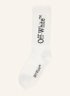 Off-White Skarpety Bookish Long weiss - Skarpetki damskie - miniaturka - grafika 1