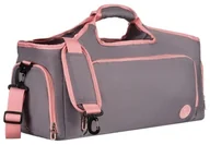 Torby męskie - Pojemna Torba Podróżna Peterson (PL) PTN 24480 SZARO-RÓŻOWY 49 x 23 x 27 [cm] - miniaturka - grafika 1