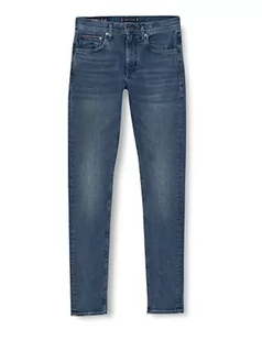 Tommy Hilfiger Męskie spodnie stożkowe Houston PSTR IRVIAN niebieskie dżinsy, 40 W / 34 l - Spodenki męskie - miniaturka - grafika 1