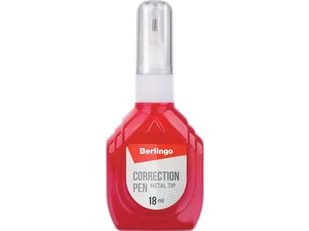 Korektor w piórze Berlingo metalowa końcówka 18ml - Korektory - miniaturka - grafika 1