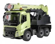 Samochody i pojazdy dla dzieci - 1:20 Volvo FMX RC ciężarówka budowlana z dźwigiem RTR Double E E506 - miniaturka - grafika 1