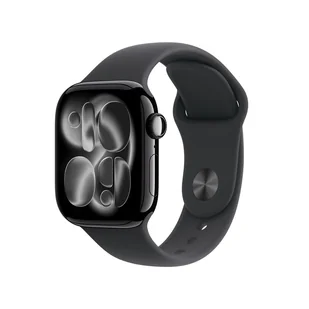 Apple Watch 11 GPS 42mm z aluminium onyks pasek sportowy M/L Czarny - Smartwatch Apple Watch 11 GPS 42mm z aluminium onyks pasek sportowy M/L Czarny - Smartwatch - miniaturka - grafika 1