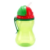 Bidony dla dzieci - Canpol Babies Babies, Bidon sportowy ze składaną rurką, Zielony - miniaturka - grafika 1