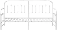 Łóżka - vidaXL Łóżka i ramy łóżek Biała Metal 80 x 200 cm Rozkładana - miniaturka - grafika 1