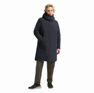 Płaszcze damskie - Długi płaszcz puchowy Jack Wolfskin FROST HAVEN COAT W dark navy - XS - miniaturka - grafika 1
