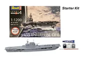 Modele do sklejania - Revell Starter Kit - Uss Enterprise CV-6 - model lub pojazd - miniaturka - grafika 1