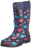 Kalosze damskie - Beck kalosze dziewczęce w kształcie, niebieski - granatowy - 25 EU - miniaturka - grafika 1