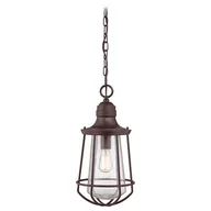 Lampy ogrodowe - Elstead Lighting Marine 1Lt Large Chain Lantern QZ/MARINE8 L Lampa wisząca ogrodowa IP23 stylowa QZ/MARINE8 L ) - miniaturka - grafika 1