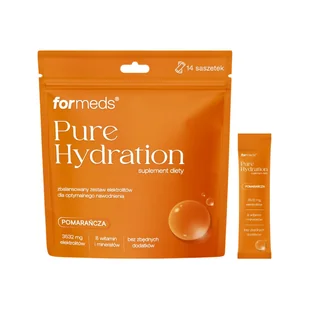 Formeds Pure Hydration Pomarańcza, proszek 14 szt. - Produkty energetyczne i izotoniki - miniaturka - grafika 1