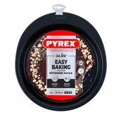 Formy do ciast - Blacha forma do pieczenia PYREX okrągła GLIDE Ø 22 cm (28x25 cm zew) - miniaturka - grafika 1