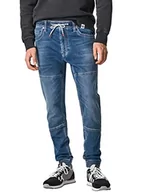 Spodnie męskie - Pepe Jeans spodnie męskie jadon, niebieski (denim), 38W / 30L - miniaturka - grafika 1
