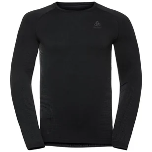 Longsleeve termoaktywny męski ODLO Performance Warm Bl Top Crew Neck - Koszulki sportowe męskie - miniaturka - grafika 1