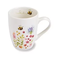 Kubki - Porcelanowy kubek Cooksmart ® Bee Happy, 350 ml - miniaturka - grafika 1