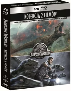 FILMOSTRADA Jurassic World + Jurassic World. Upadłe Królestwo (2BD) - Filmy przygodowe Blu-Ray - miniaturka - grafika 1