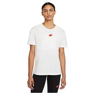 Nike Damska koszulka W Nsw Tee Boy Love biały M - Koszulki i topy damskie - miniaturka - grafika 1