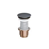 Korki do umywalek - Excellent Korek klik-klak umywalkowo-bidetowy, miedziany, grafit mat - miniaturka - grafika 1