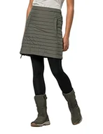 Spódnice - Jack Wolfskin Damska spódnica Iceguard, Dusty Olive, S - miniaturka - grafika 1