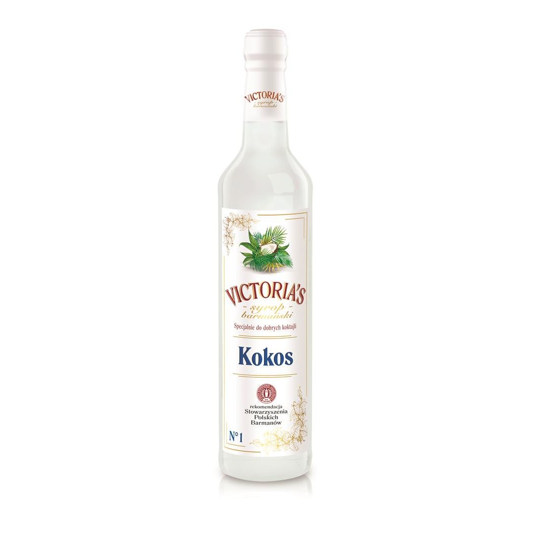 Syrop barmański, do drinków KOKOS 490 ml