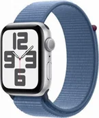 Smartwatch - Apple Watch SE GPS Koperta 44mm Opaska sportowa Niebieski - miniaturka - grafika 1