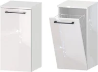 Szafki łazienkowe - Słupek Łazienkowy ROSEN 35 1K- Uchwyt Czarny - miniaturka - grafika 1