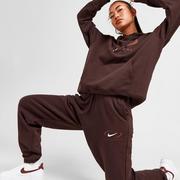 Spodnie sportowe damskie - NIKE SPODNIE NSW PHNX FLC HR OS PANT PRNT - Nike - miniaturka - grafika 1
