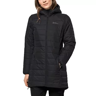 Jack Wolfskin Bergland damska kurtka hardshellowa, czarna, XL - Kurtki damskie - miniaturka - grafika 1