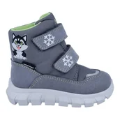 Buty dla dziewczynek - Richter Buty dziecięce Unisex Baby Snow Mini buty zimowe, City (Print Husky), 20 EU - miniaturka - grafika 1