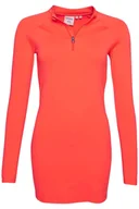 Sukienki - Sukienka damska Superdry Code SL Bodycon dopasowana neonowa-M - miniaturka - grafika 1