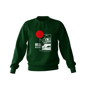 Bluza Mazda MX-5 zielona-XXL - Odzież do sportów motorowych - miniaturka - grafika 1