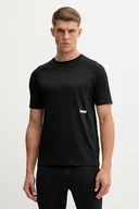 Koszulki męskie - Hummel t-shirt treningowy męski kolor czarny z nadrukiem 229885 - miniaturka - grafika 1