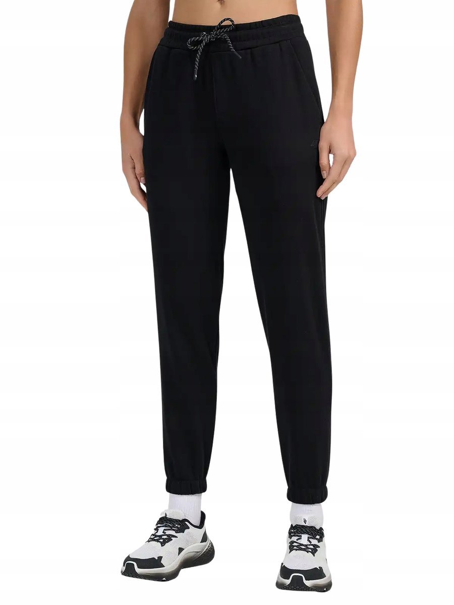Damskie spodnie dresowe 4F TROF1658 czarny 20S XXL