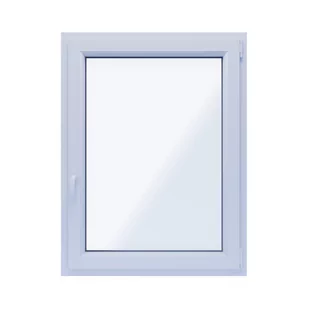 Okno PCV 2-szybowe fasadowe O14 białe 865x1135 mm otwierane do wewnątrz prawe 5901171274533 - Okna - miniaturka - grafika 1