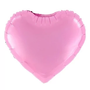 Balon foliowy serce różowe walentynki rocznica urodziny 45 cm - Balony i akcesoria - miniaturka - grafika 1