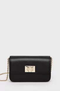 Furla torebka skórzana 1927 Soft Mini kolor czarny - Torebki damskie - miniaturka - grafika 1