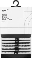 Ozdoby do włosów - Nike Gumki do włosów Nike Flex 6 szt. białe N1009194189OS - miniaturka - grafika 1