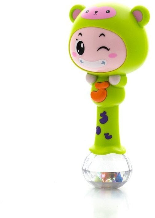 Multimedialna grzechotka reagująca na poruszanie