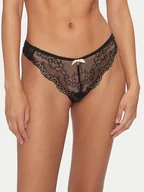 Majtki damskie - Gossard Stringi Superboost Lace 7716 Czarny - miniaturka - grafika 1